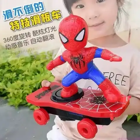 Spider Man Skating Toy