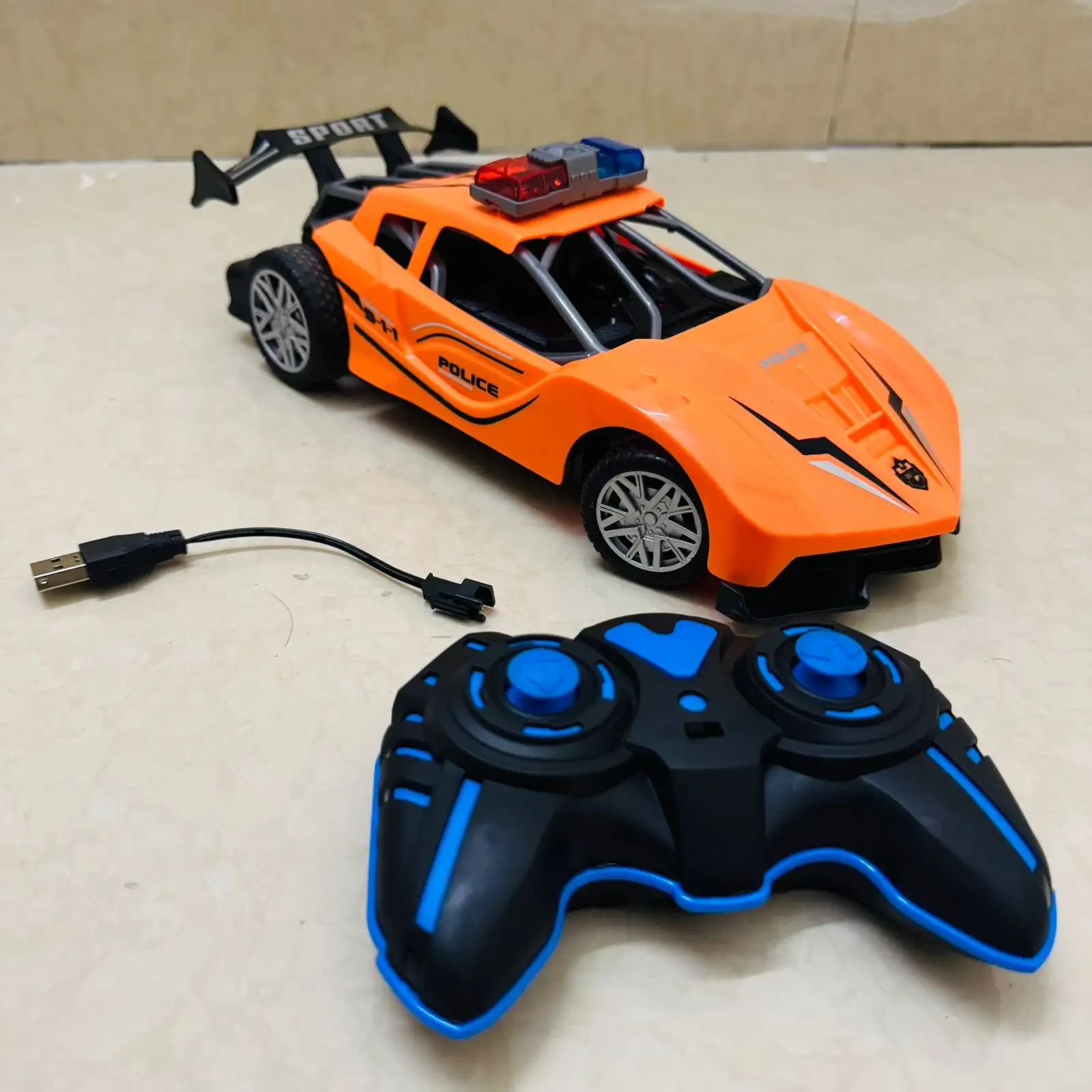 Rechargeable Remote Control Police Car