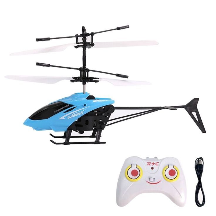 Flying Helicopter Sensor With Remote For Kids USB Rechargeable - Image 2